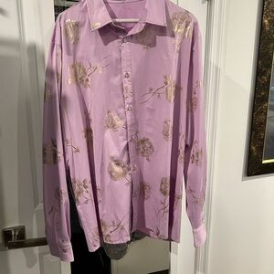 Floral Pink Men's Shirt